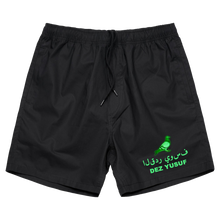 Load image into Gallery viewer, Neon Pigeons Shorts Black